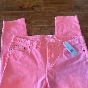 Nwt vineyard vines 5 pocket pale pink cords sz 16